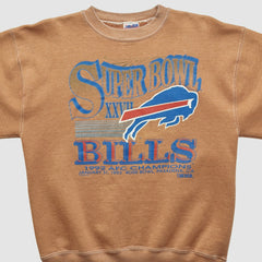 Super Bowl XXVII Trench 1992 Pullover Sweatshirt - Buffalo Bills Pullover