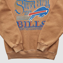 Super Bowl XXVII Trench 1992 Pullover Sweatshirt - Buffalo Bills Pullover