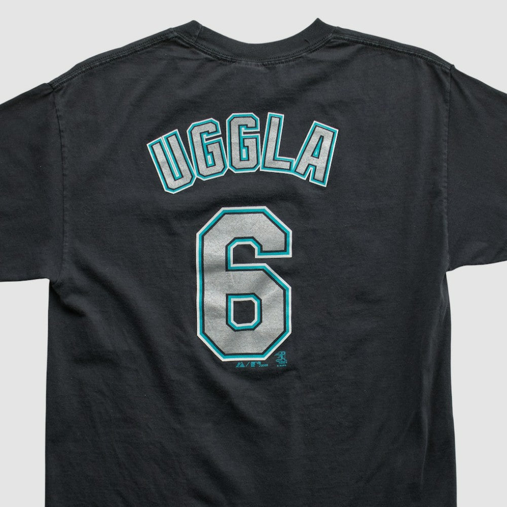 Black Miami Marlins Majestic 2000s T-shirt
