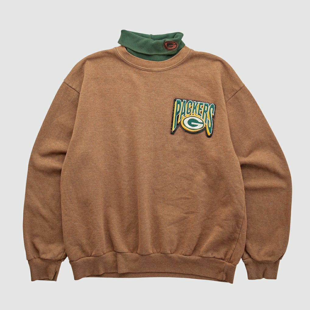 Majestic 90s Pullover Sweatshirt - Green Bay Packers Pullover