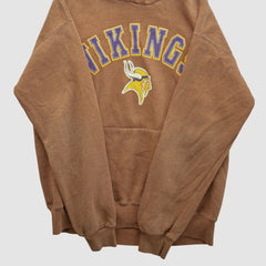 Lee Apparel 2000s Hooded Pullover Sweatshirt - Minnesota Vikings Pullover