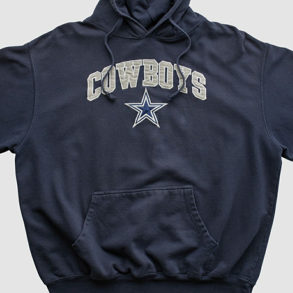 Cowboys Authentic Apparel 2010s Hooded Pullover Sweatshirt - Dallas Cowboys Pullover