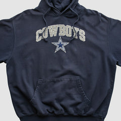 Cowboys Authentic Apparel 2010s Hooded Pullover Sweatshirt - Dallas Cowboys Pullover
