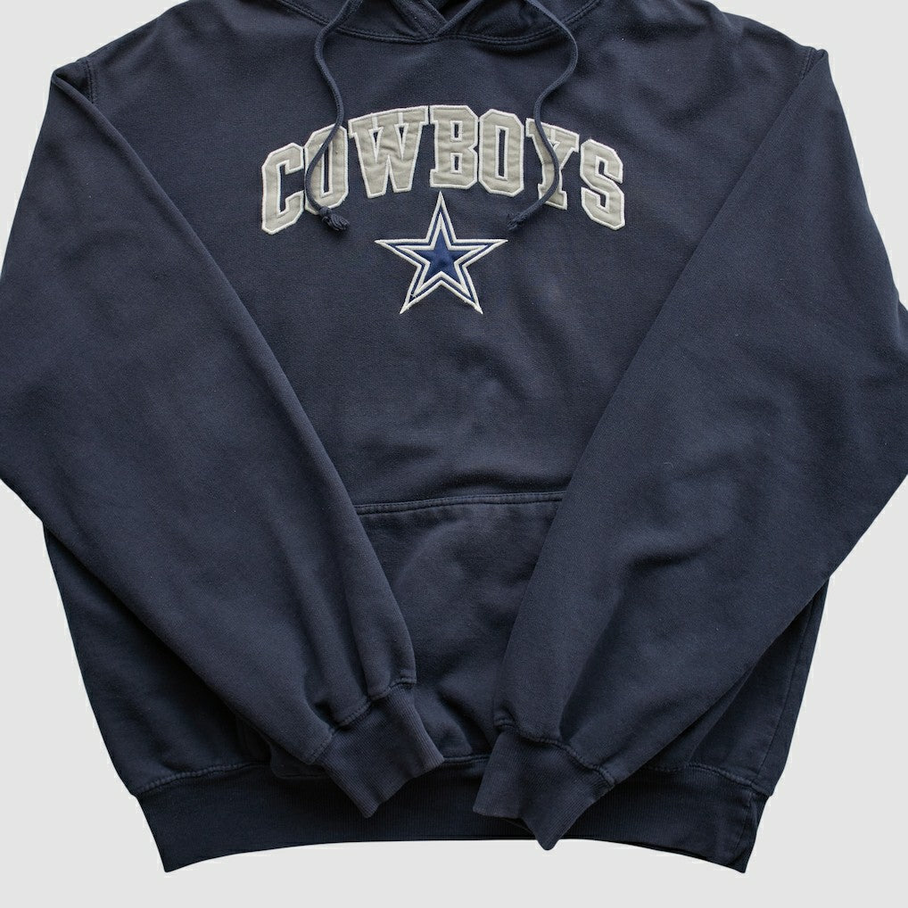 Cowboys Authentic Apparel 2010s Hooded Pullover Sweatshirt - Dallas Cowboys Pullover
