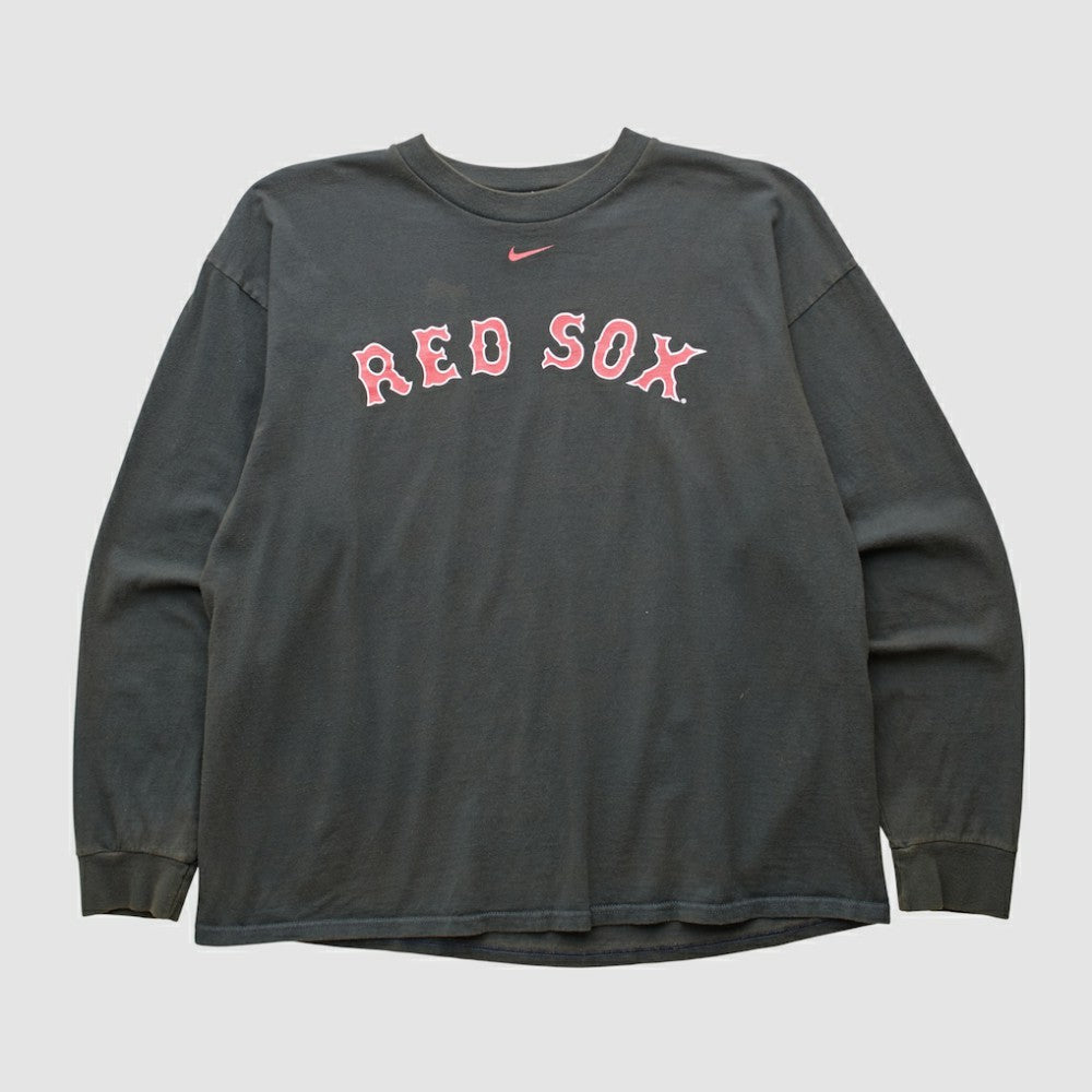 Black Boston Red Sox Nike 2000s Long Sleeve T-shirt