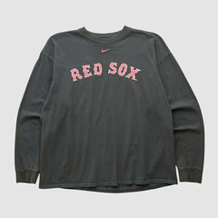 Black Boston Red Sox Nike 2000s Long Sleeve T-shirt
