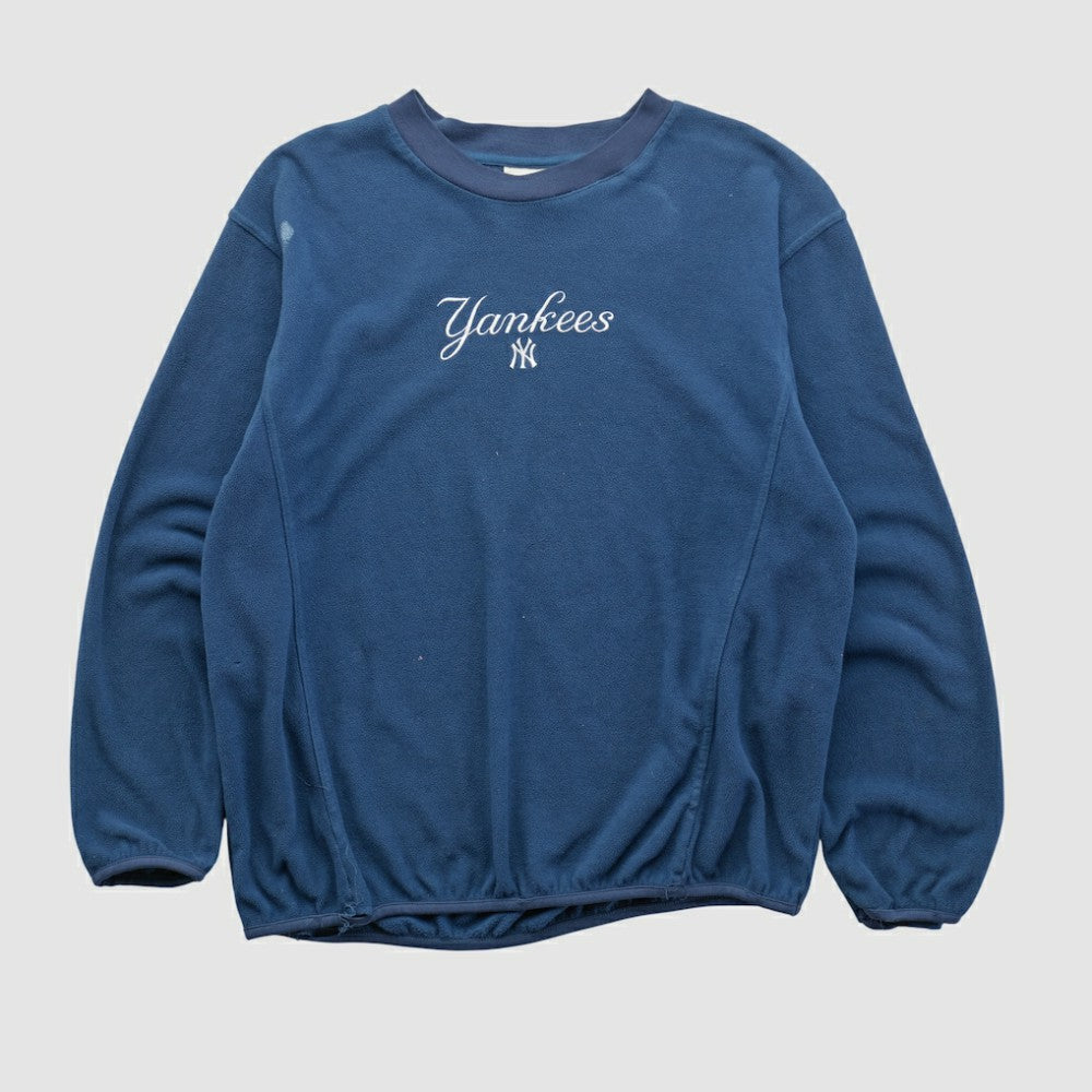 Navy New York Yankees Lee Apparel 2000s Pullover Sweatshirt