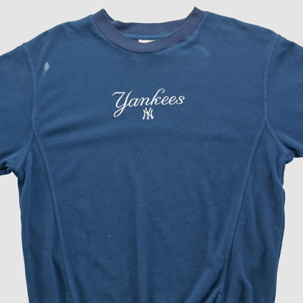 Navy New York Yankees Lee Apparel 2000s Pullover Sweatshirt