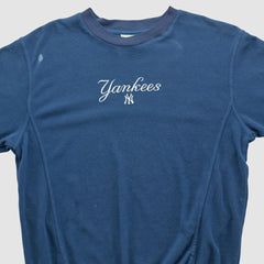 Navy New York Yankees Lee Apparel 2000s Pullover Sweatshirt