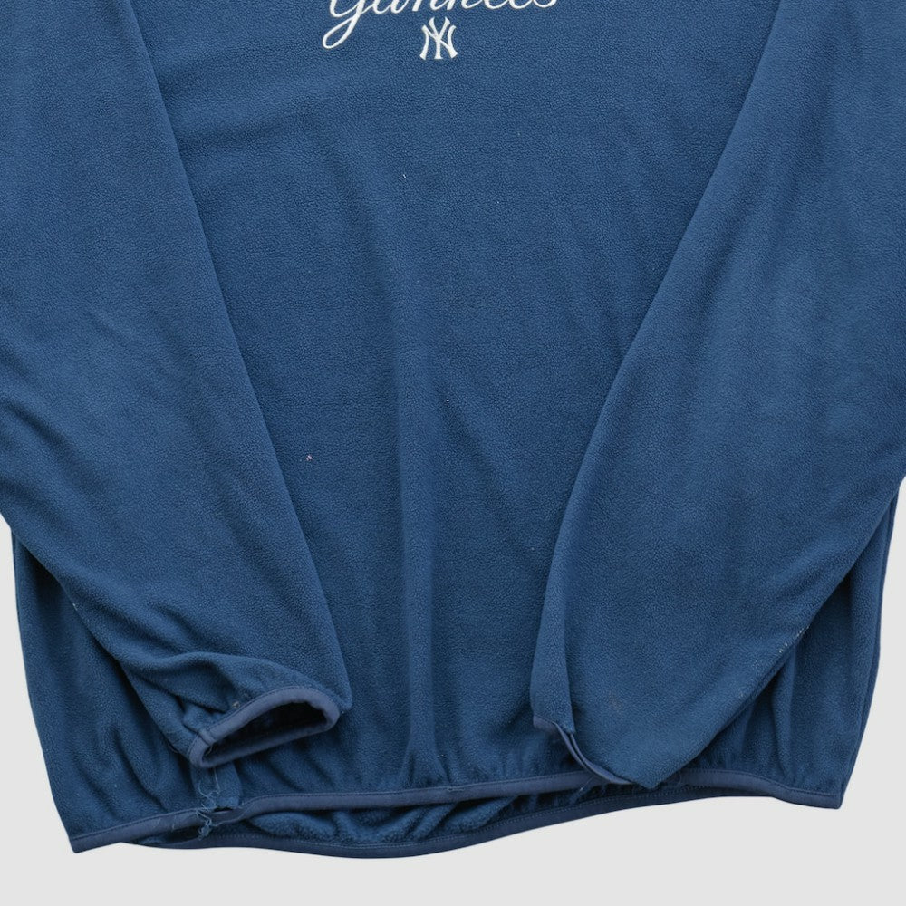 Navy New York Yankees Lee Apparel 2000s Pullover Sweatshirt