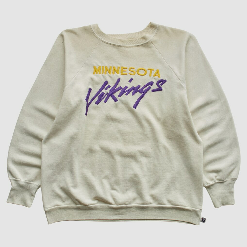 Logo 7 80s Pullover Sweatshirt - Minnesota Vikings Pullover