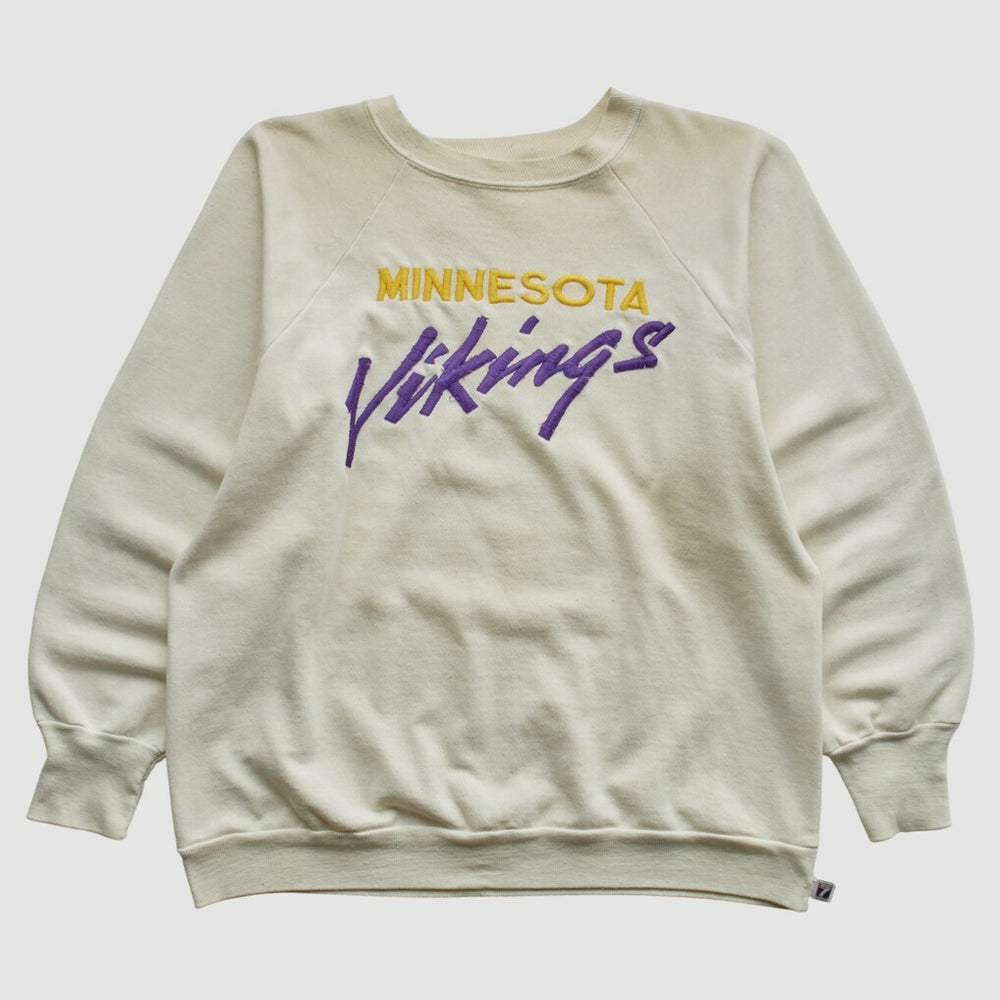 Logo 7 80s Pullover Sweatshirt - Minnesota Vikings Pullover