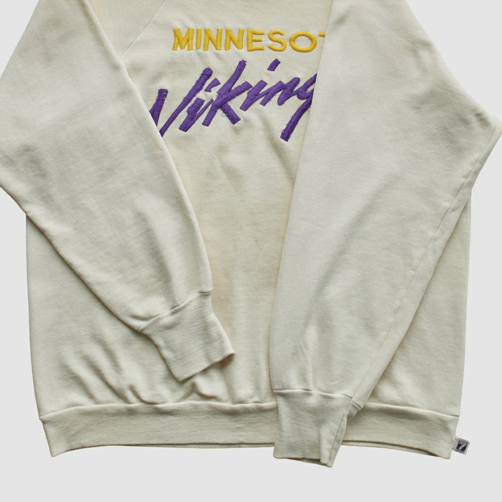 Logo 7 80s Pullover Sweatshirt - Minnesota Vikings Pullover