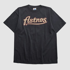 Black Houston Astros Majestic 2000s T-shirt