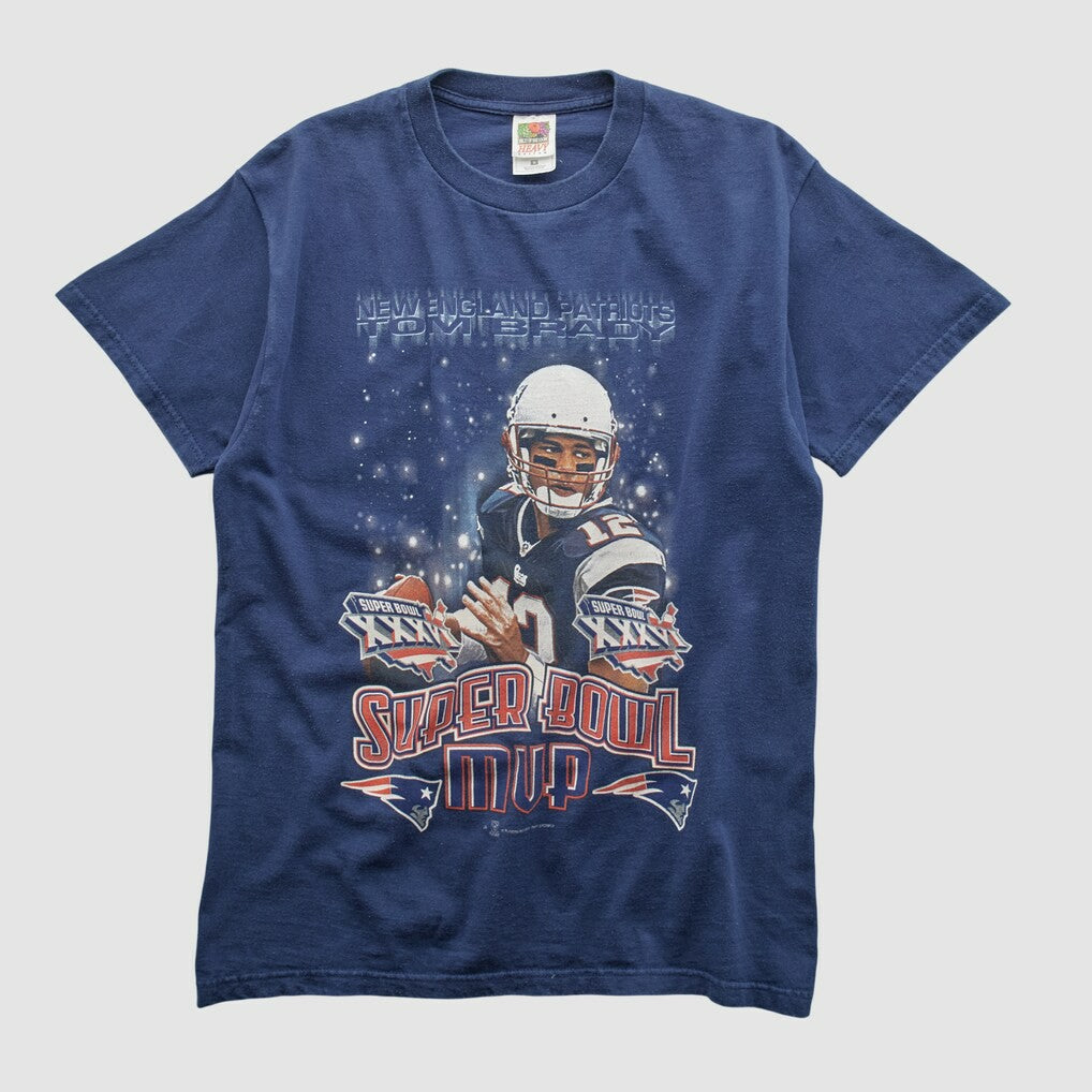 Super Bowl MVP Fruit of The Loom 2002 T-shirt - New England Patriots T-shirts