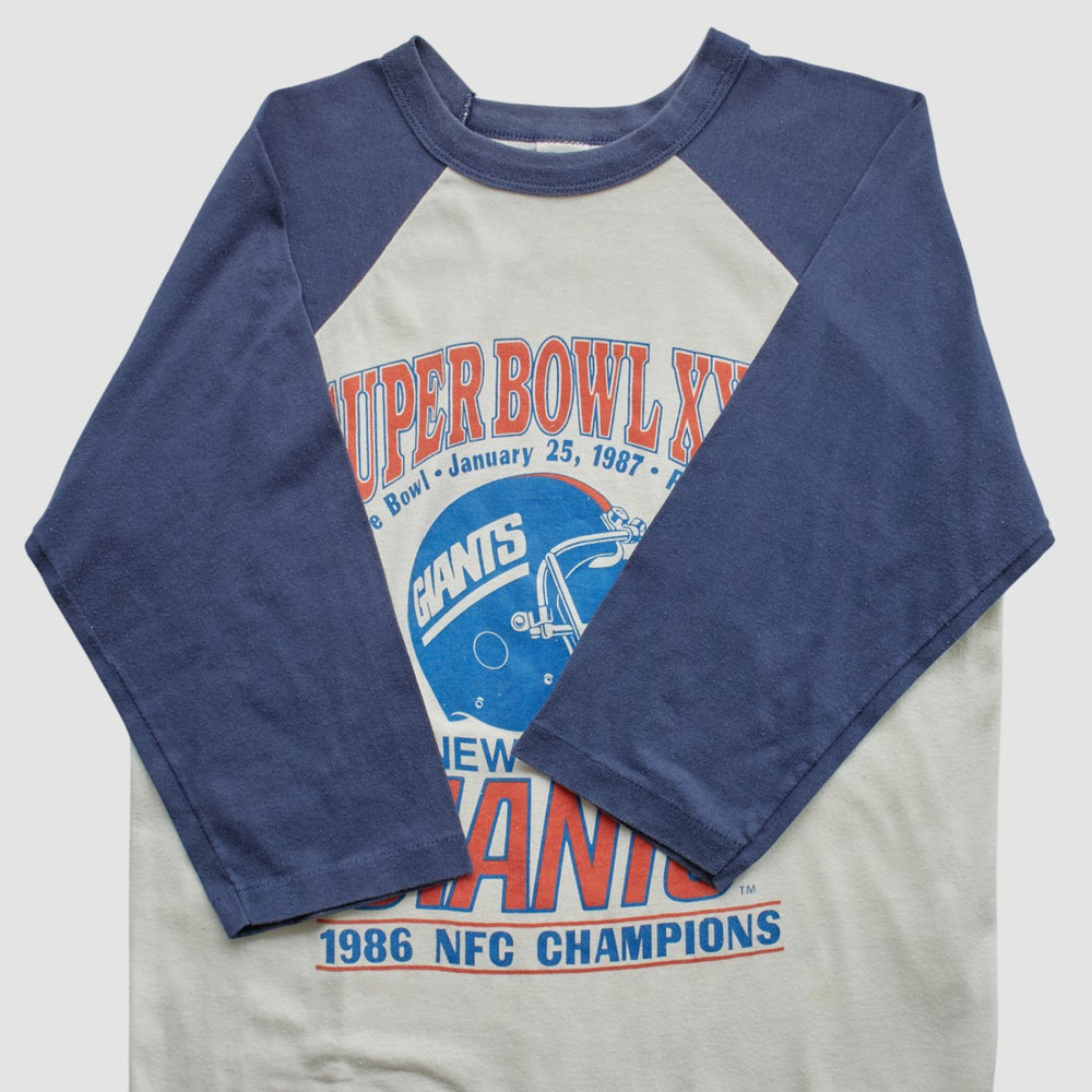 Super Bowl XXI Trench 1986 T-shirt - New York Giants T-shirts