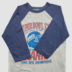 Super Bowl XXI Trench 1986 T-shirt - New York Giants T-shirts