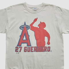 White Los Angeles Angels Gildan 2000s T-shirt