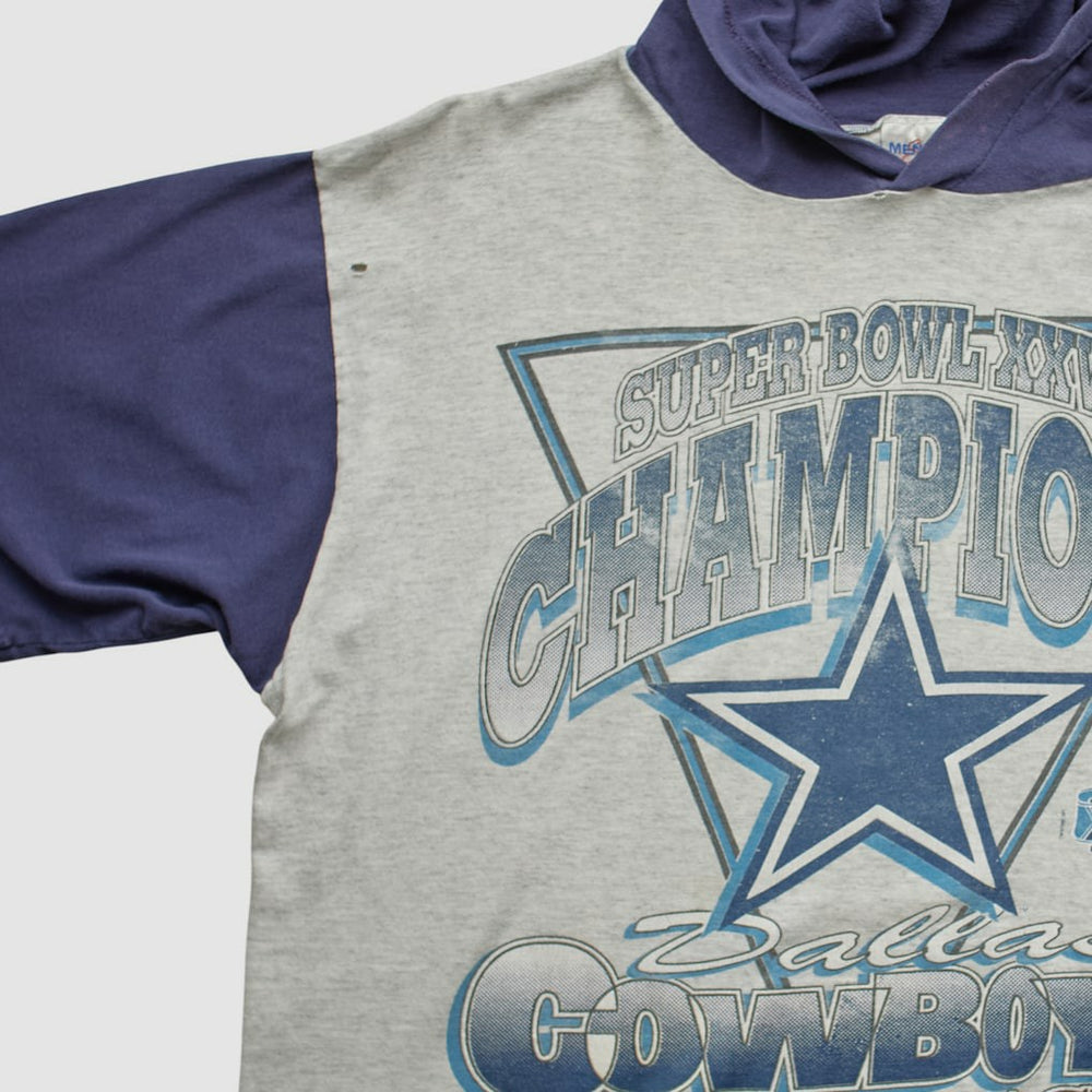 Super Bowl XXVIII Mendez Sportswear 1994 Hooded T-shirt - Dallas Cowboys T-shirts