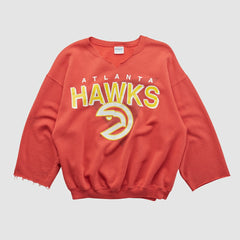 Vintage Atlanta Hawks Hanes 90s Pullover Sweatshirt