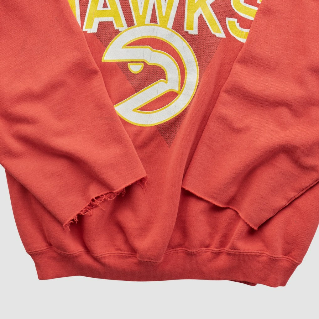 Vintage Atlanta Hawks Hanes 90s Pullover Sweatshirt