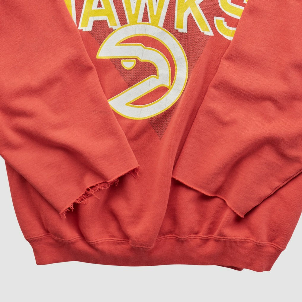 Vintage Atlanta Hawks Hanes 90s Pullover Sweatshirt