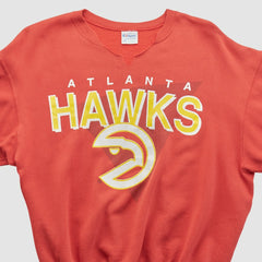 Vintage Atlanta Hawks Hanes 90s Pullover Sweatshirt