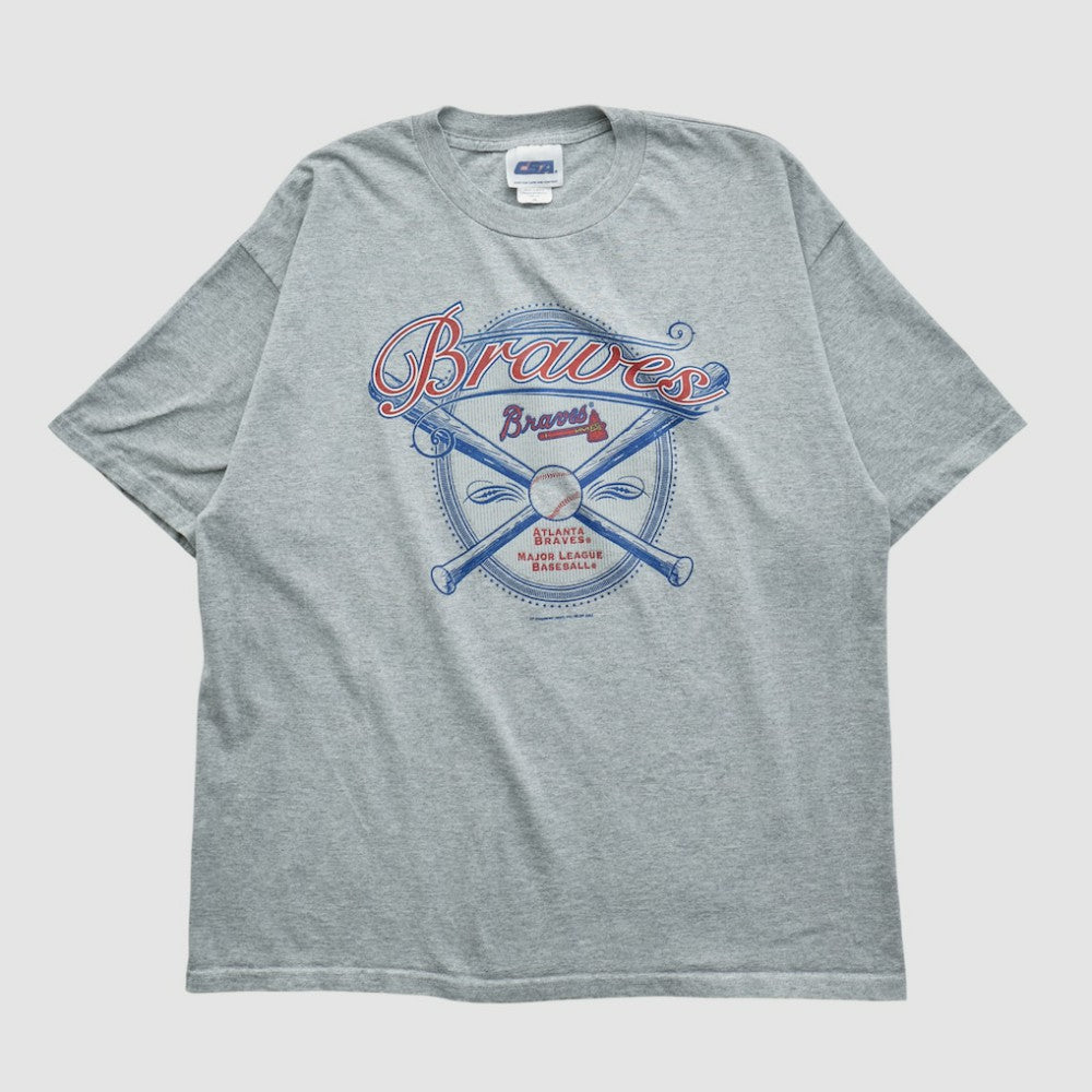 Heather Gray Atlanta Braves CSA 2002 T-shirt