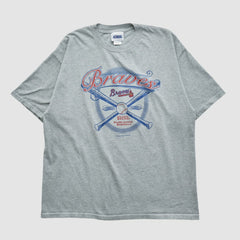 Heather Gray Atlanta Braves CSA 2002 T-shirt
