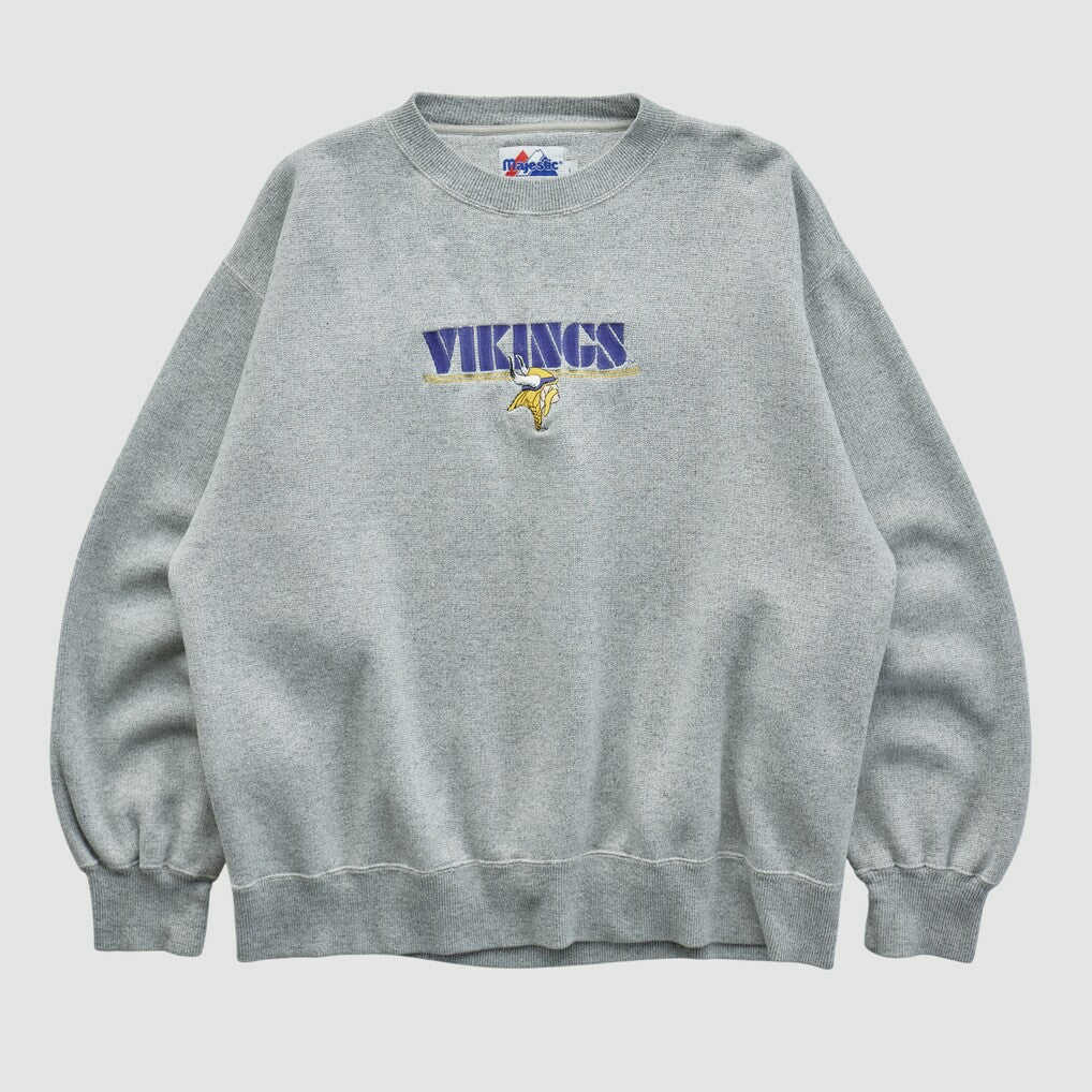 Majestic 2000s Pullover Sweatshirt - Minnesota Vikings Pullover