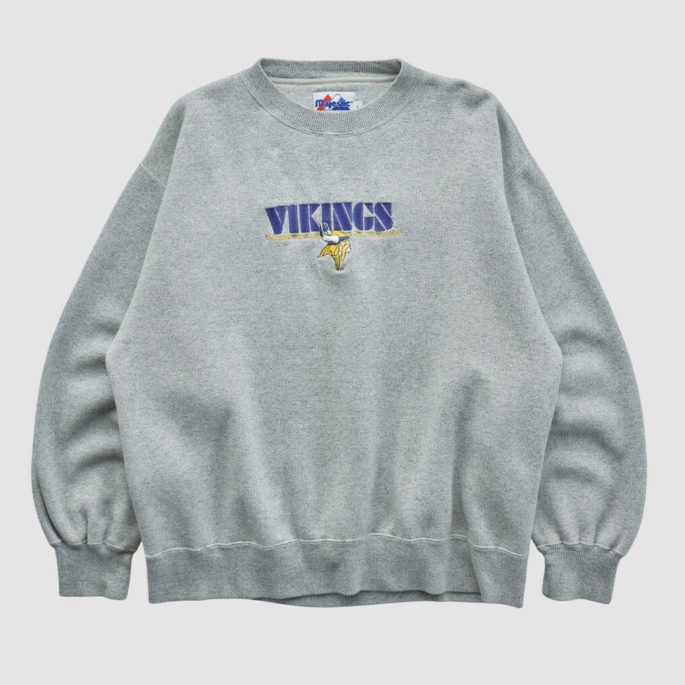 Majestic 2000s Pullover Sweatshirt - Minnesota Vikings Pullover