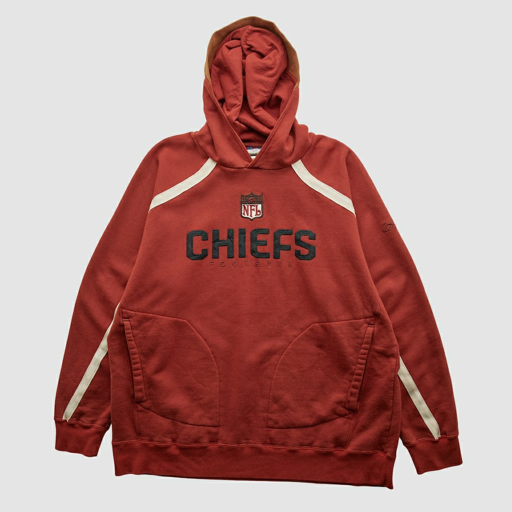 Reebok 2000s Hooded Pullover Sweatshirt - Kansas City Chiefs Pullover