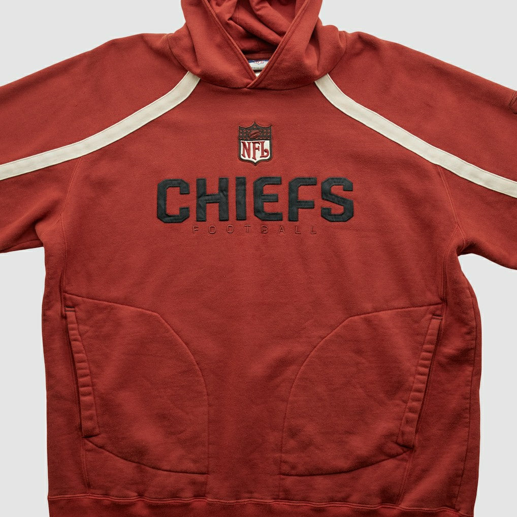 Reebok 2000s Hooded Pullover Sweatshirt - Kansas City Chiefs Pullover