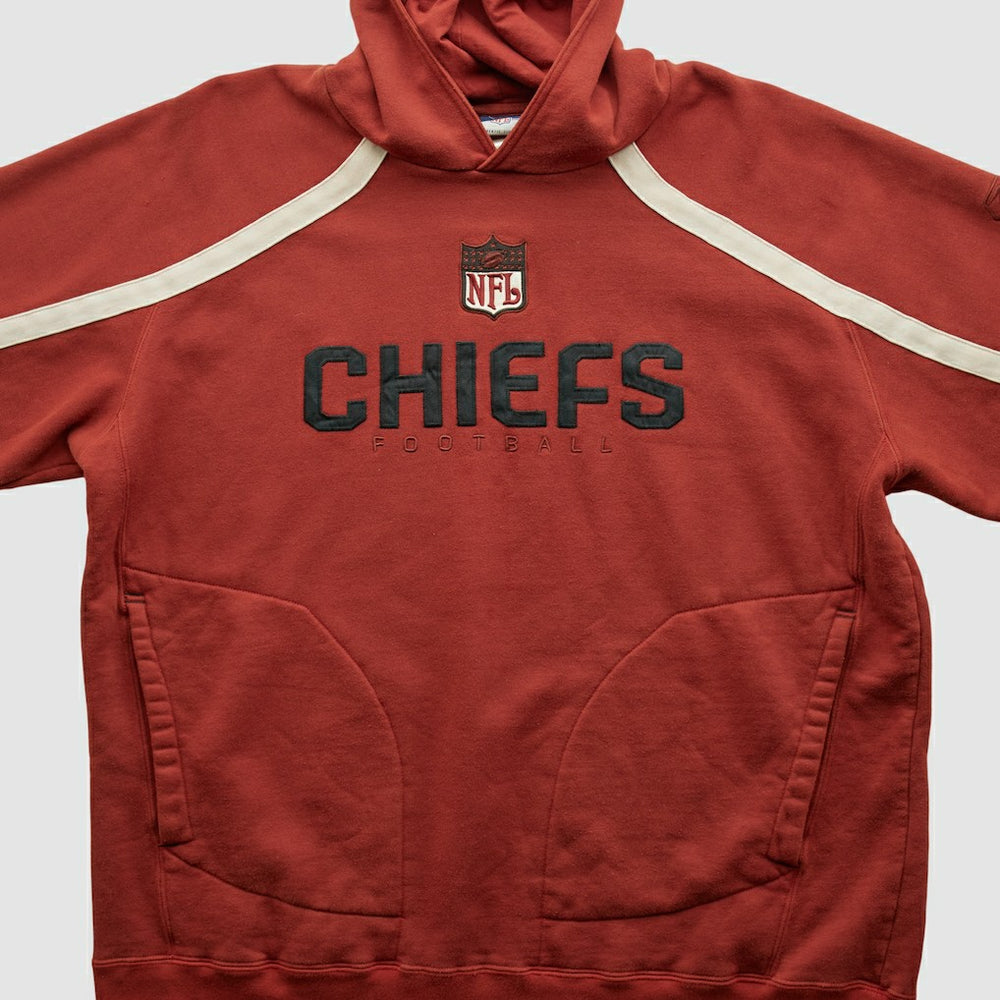 Reebok 2000s Hooded Pullover Sweatshirt - Kansas City Chiefs Pullover