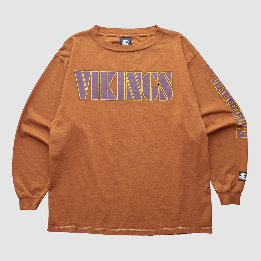 Starter 90s Long Sleeve T-shirt - Minnesota Vikings T-shirts