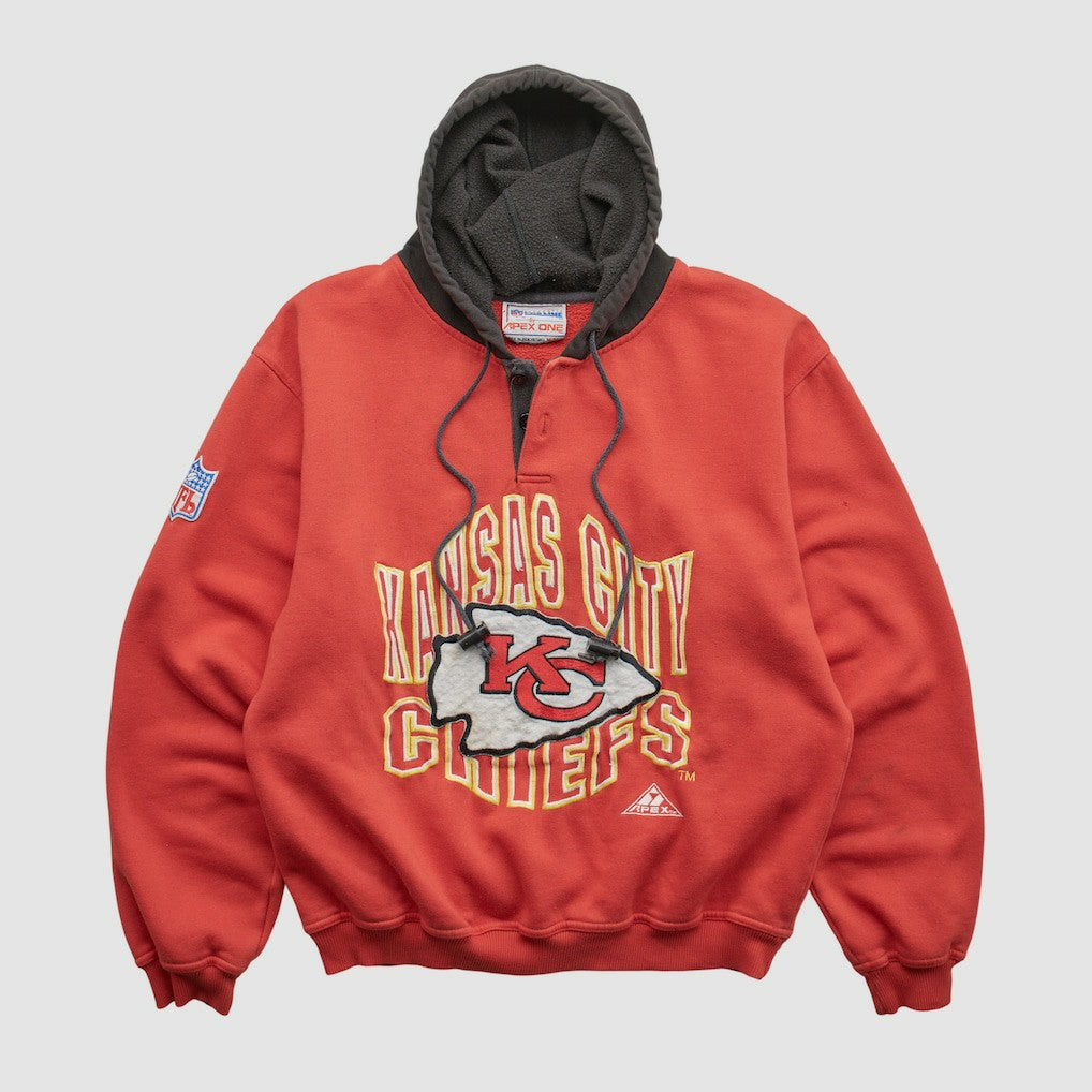 Pro Line 90s Hooded Pullover Sweatshirt - Kansas City Chiefs Pullover