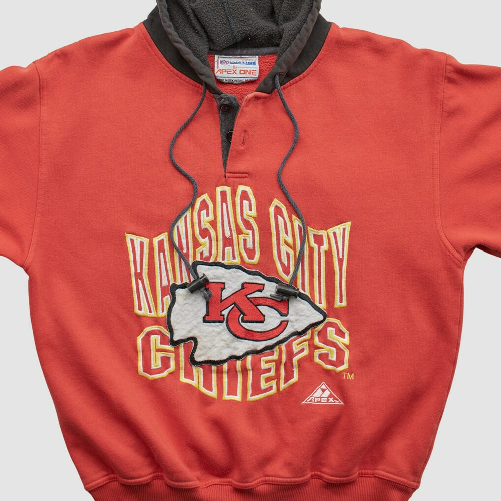 Pro Line 90s Hooded Pullover Sweatshirt - Kansas City Chiefs Pullover
