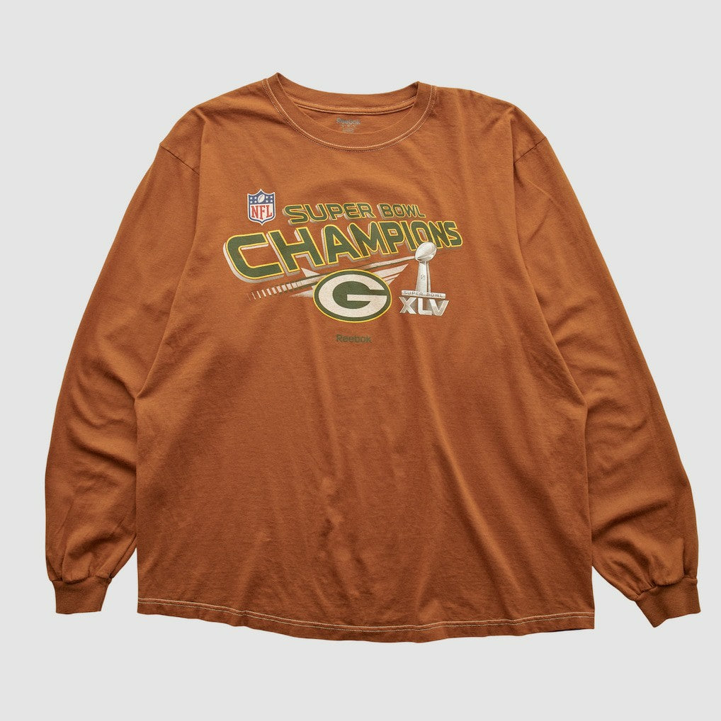 Super Bowl Champions XLV Reebok 2011 Long Sleeve T-shirt - Green Bay Packers T-shirts