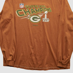 Super Bowl Champions XLV Reebok 2011 Long Sleeve T-shirt - Green Bay Packers T-shirts