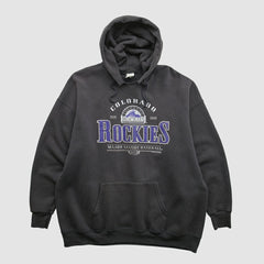 Charcoal Colorado Rockies 2007 Hooded Pullover Sweatshirt