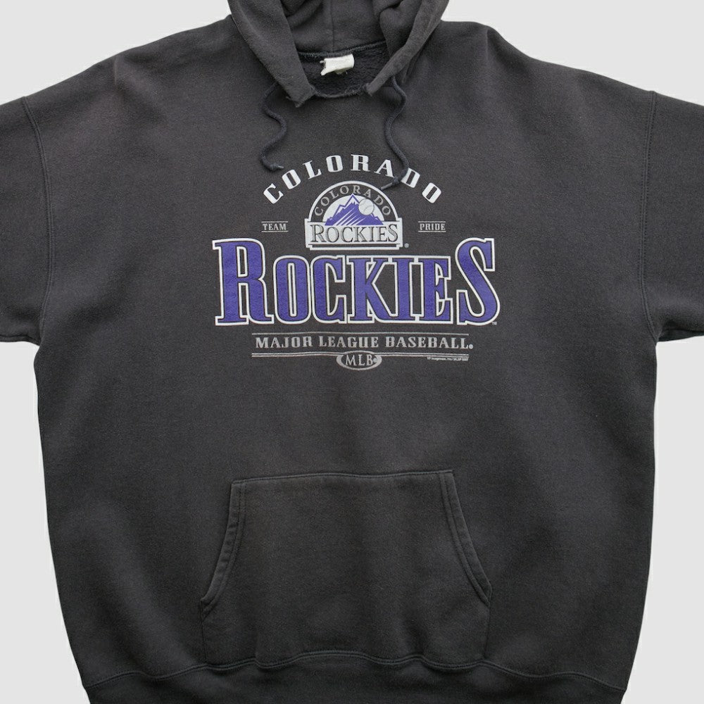 Charcoal Colorado Rockies 2007 Hooded Pullover Sweatshirt
