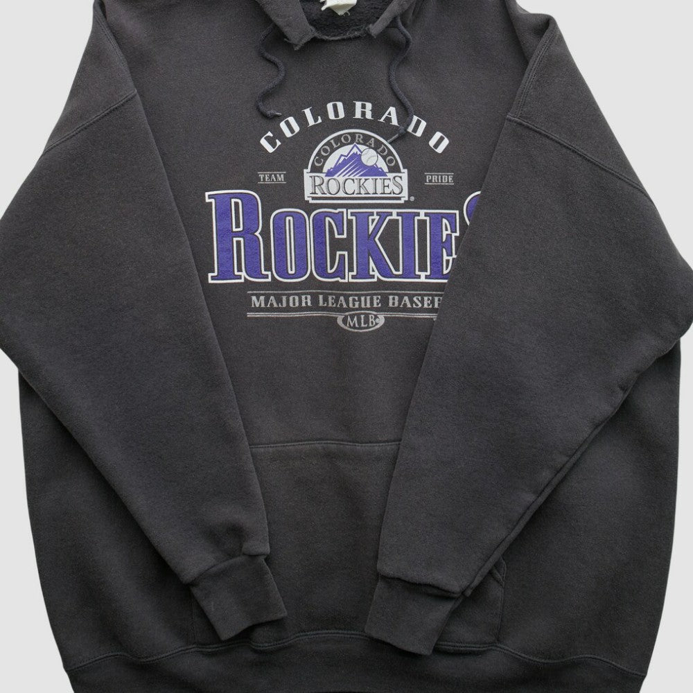 Charcoal Colorado Rockies 2007 Hooded Pullover Sweatshirt
