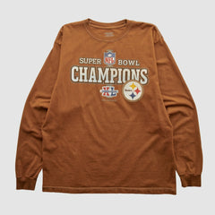 Super Bowl Champions Reebok 2006 Long Sleeve T-shirt - Pittsburgh Steelers T-shirts