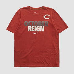 Maroon Cincinnati Reds Nike 2010s T-shirt