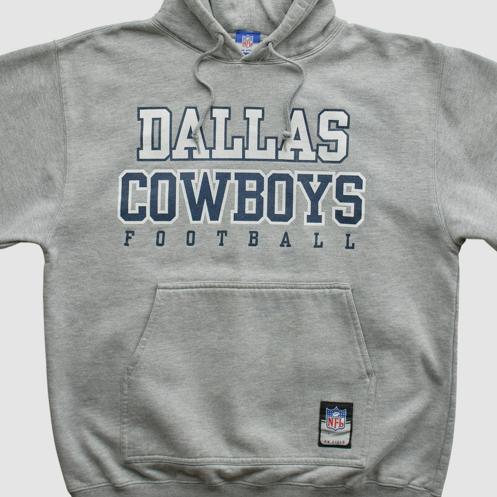 Reebok 2000s Hooded Pullover Sweatshirt - Dallas Cowboys Pullover