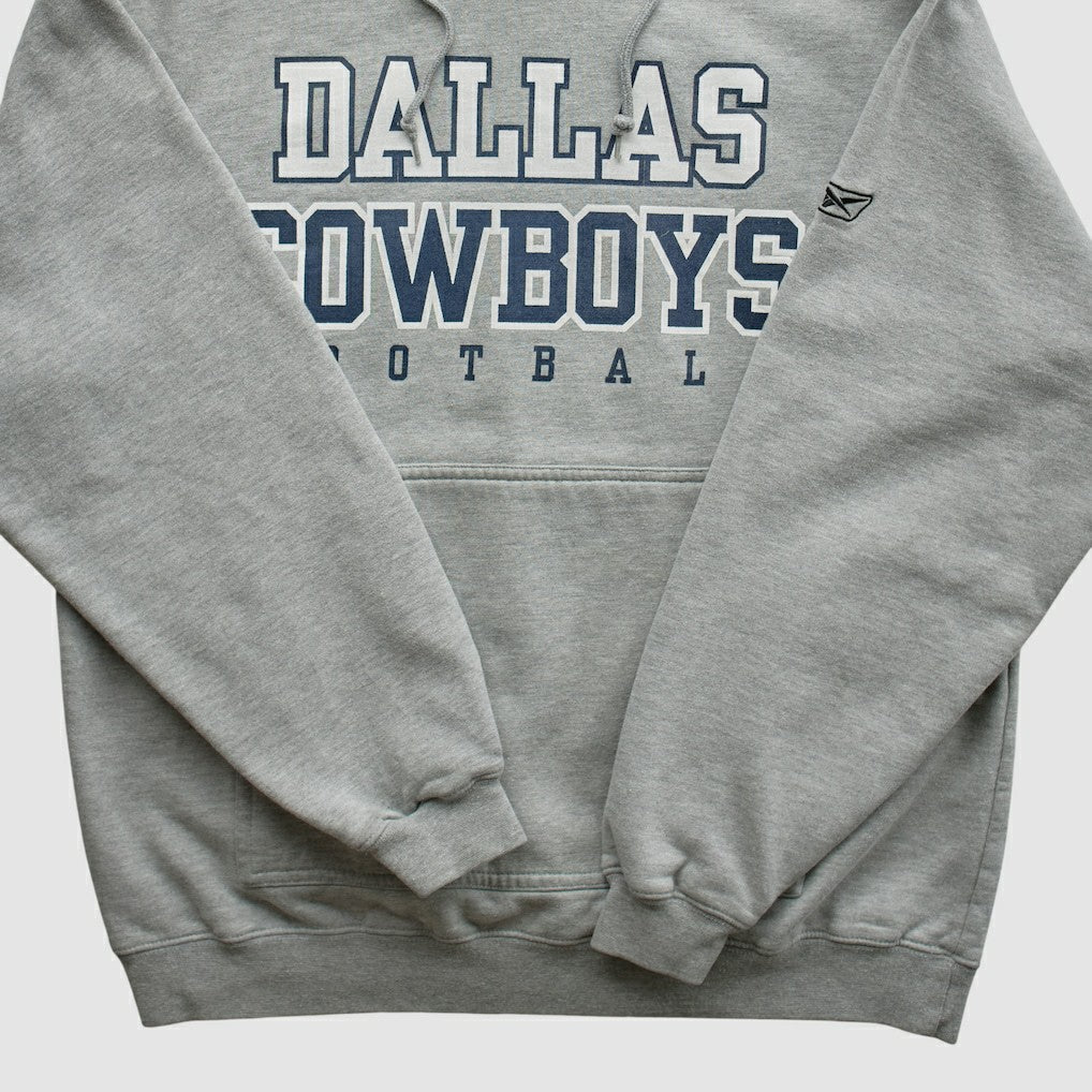 Reebok 2000s Hooded Pullover Sweatshirt - Dallas Cowboys Pullover