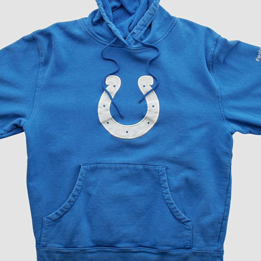 Reebok 2000s Hooded Pullover Sweatshirt - Indianapolis Colts Pullover