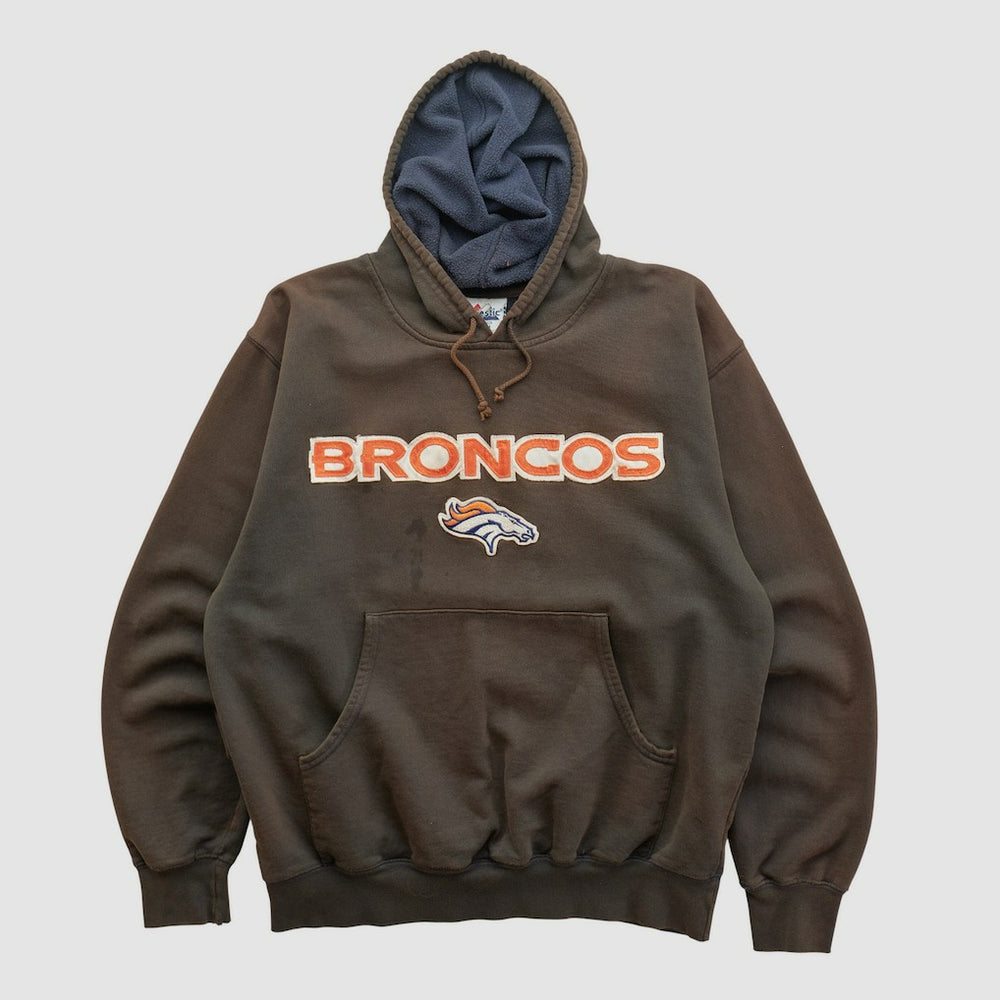 Majestic 2000s Hooded Pullover Sweatshirt - Denver Broncos Pullover