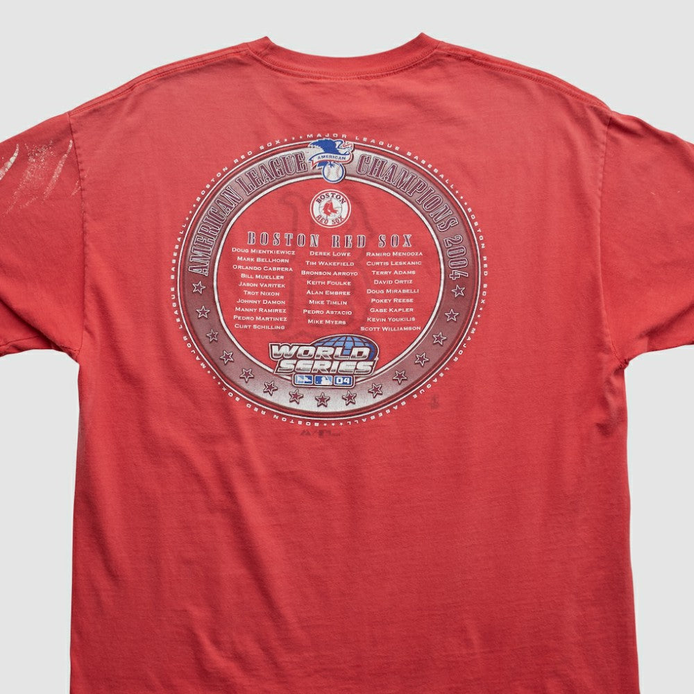 Red Boston Red Sox Alstyle 2004 T-shirt