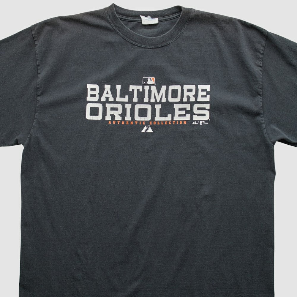 Charcoal Baltimore Orioles Majestic 2006 T-shirt